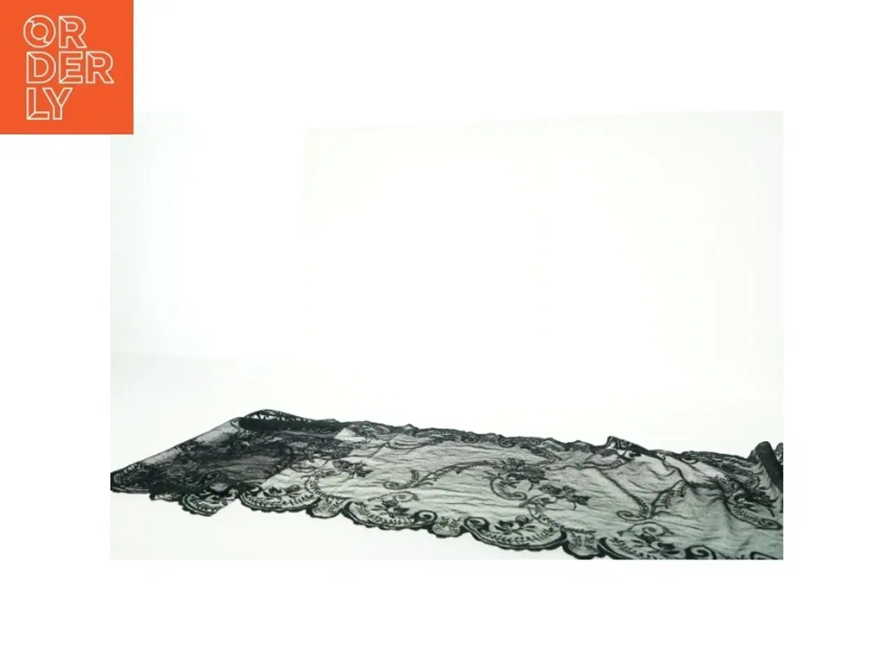 Billede 6 - 3 Sort blonder (str. 215x35 cm)