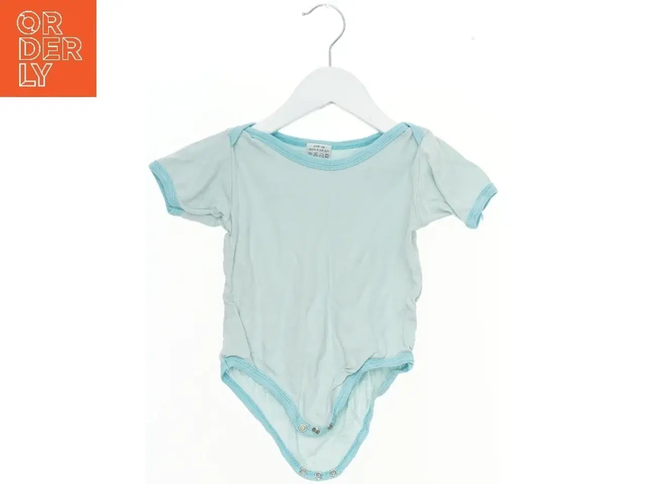 Billede 1 - Lyseblå bodystocking med korte ærmer (str. 92)