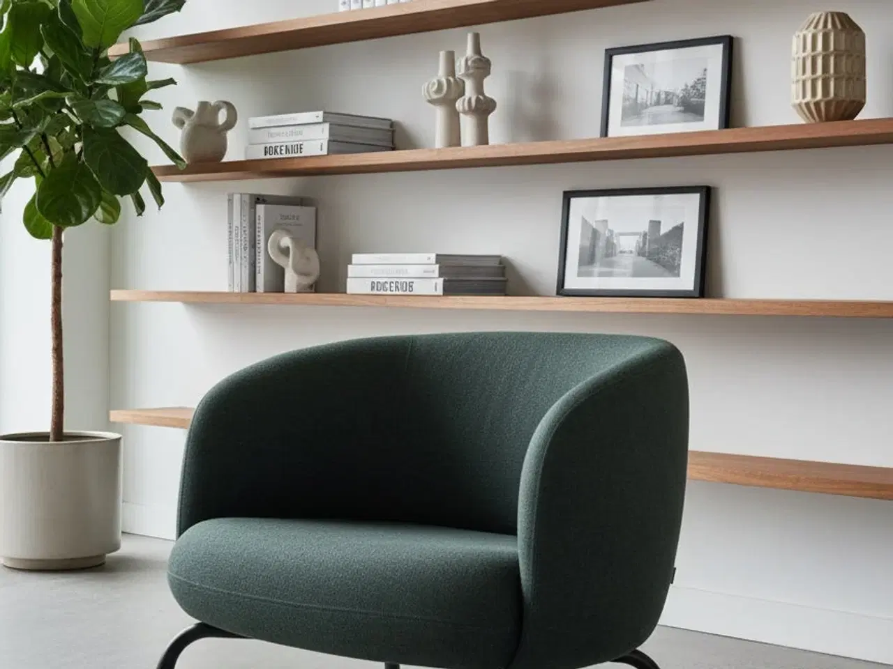 Billede 2 - +Halle | Nets Club Chair (Kvadrat Rewool 987)