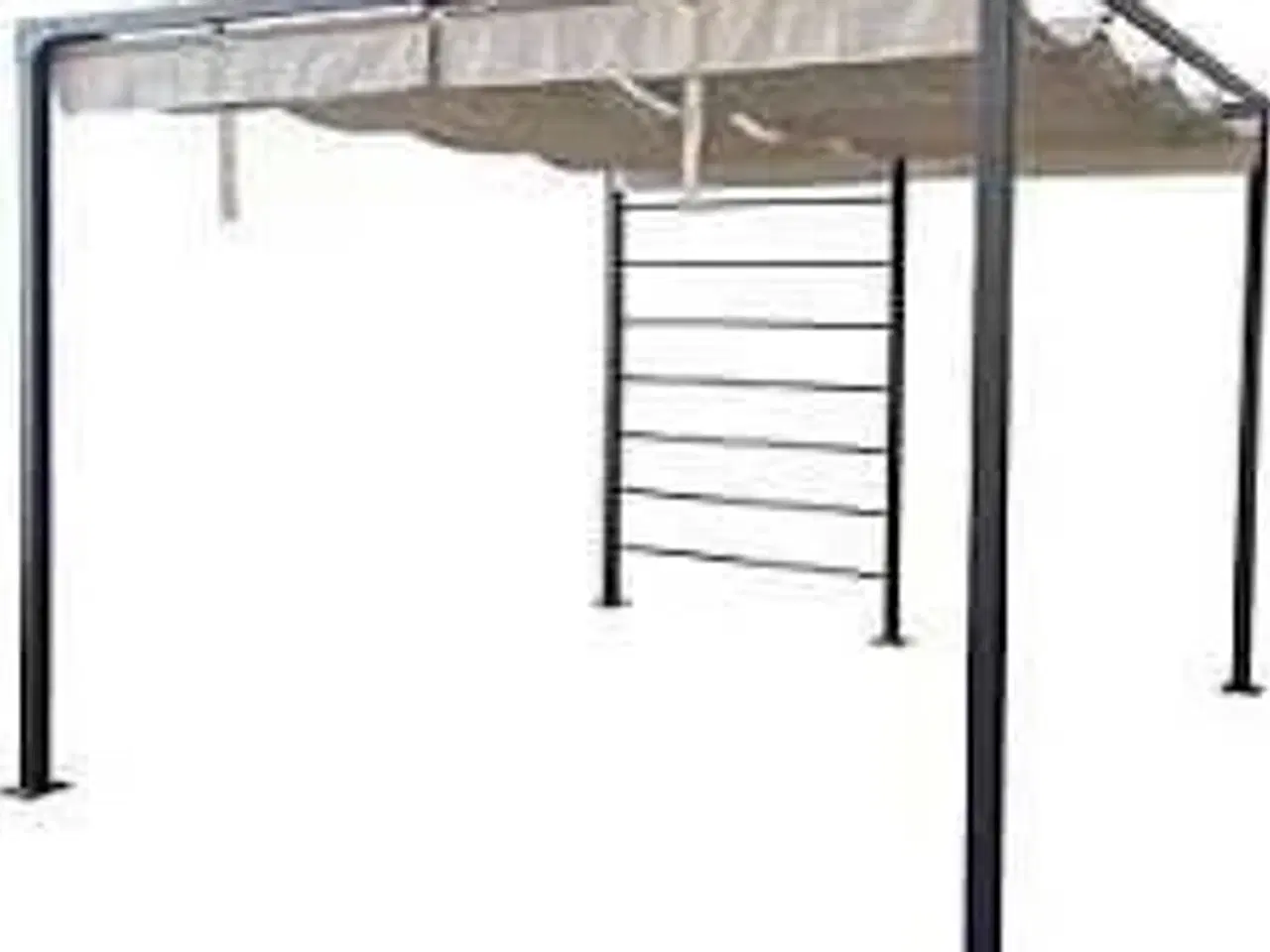 Billede 2 - Bali pergola m. offwhite cover 300x300x H: 228 cm