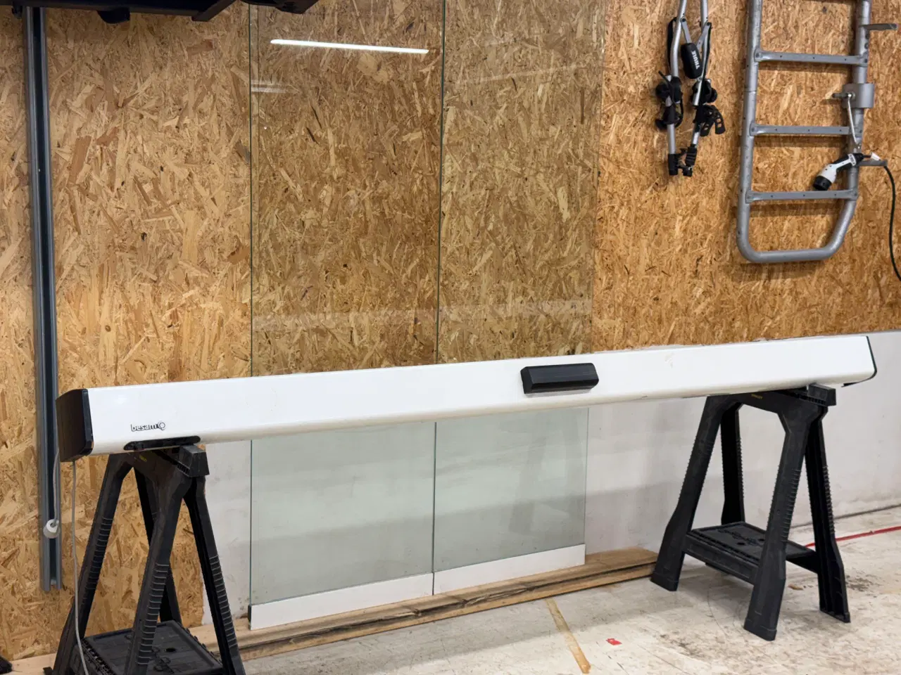 Billede 1 - Dobbelt glasskydedør fra butik