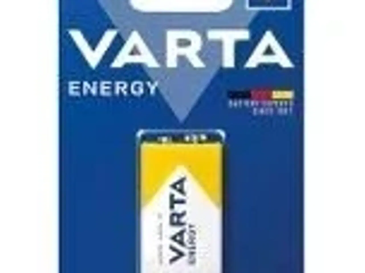 Billede 1 - 3 stk. Batteri 9 volt 1 stk Varta