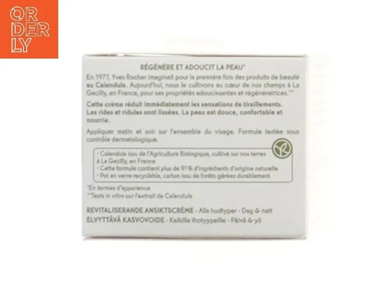 Billede 3 - Yves Rocher Pure Calendula Regenerating Cream fra Yves Rocher (str. 6,5 cm)