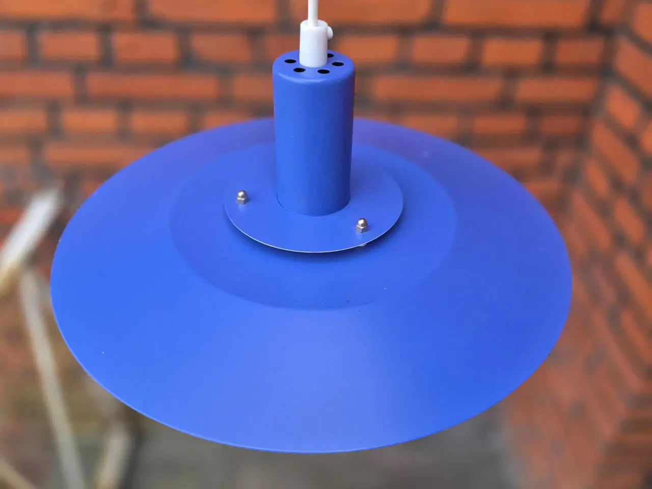 Billede 2 - Klassisk blå retrolampe fra Lyfa