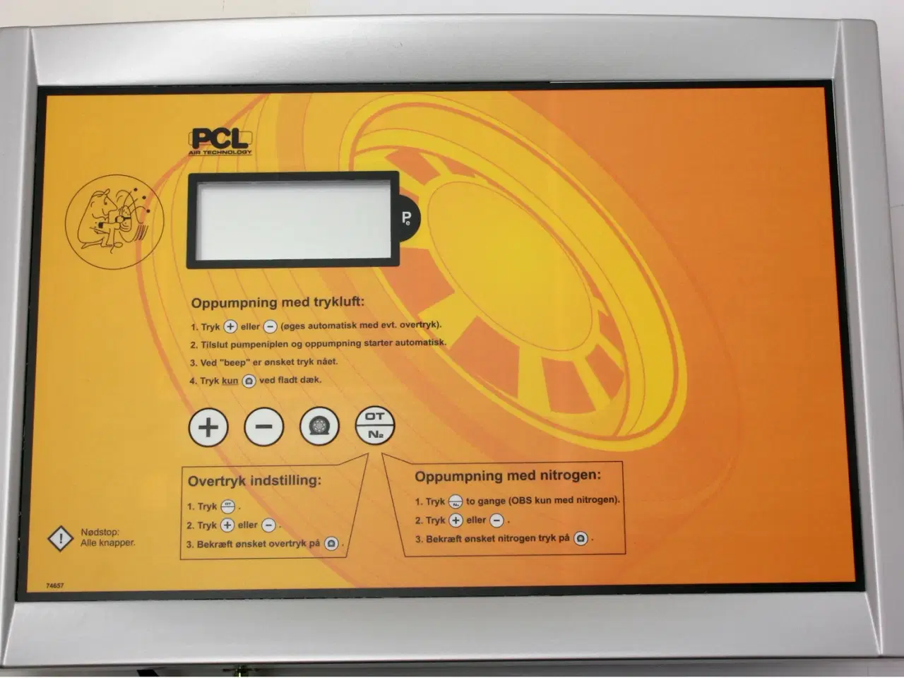 Billede 1 - PCL D12 digital dækopfylder,