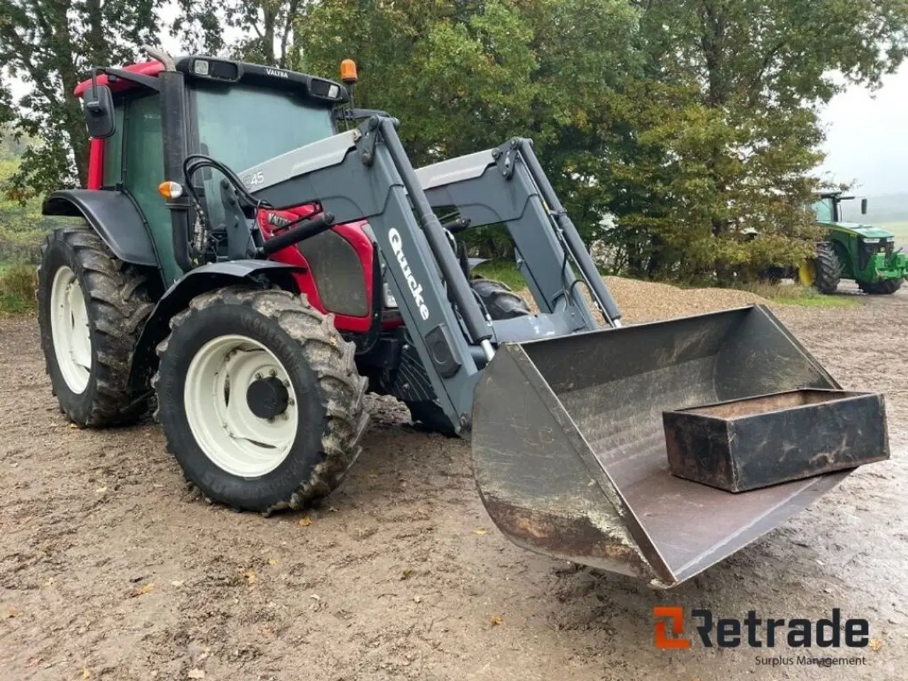 Billede 3 - Valmet N92 traktor med Quicke Q45 frontlæsser