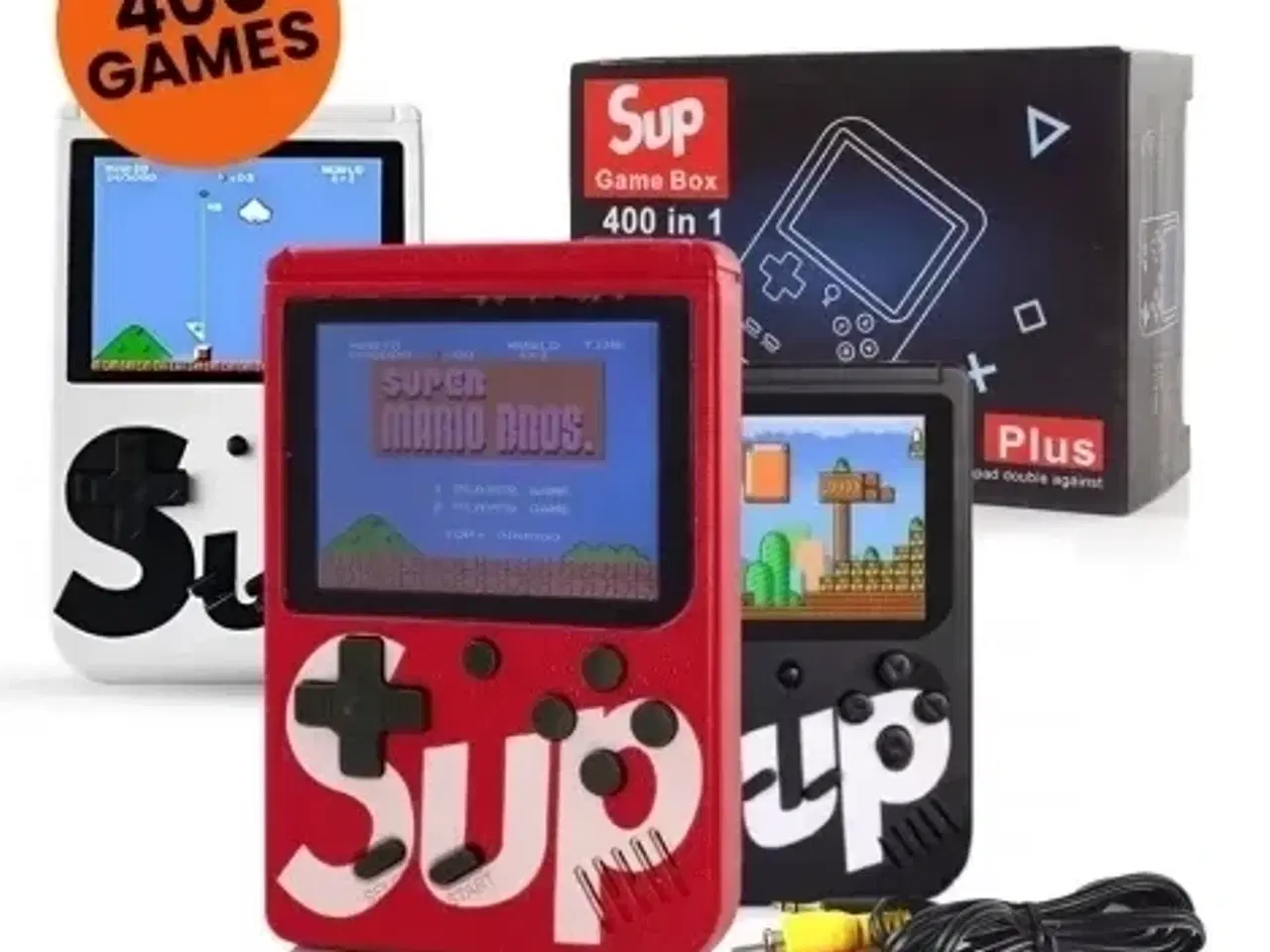 Billede 1 - Retro mini console Game SUP 400 games - BLÅ