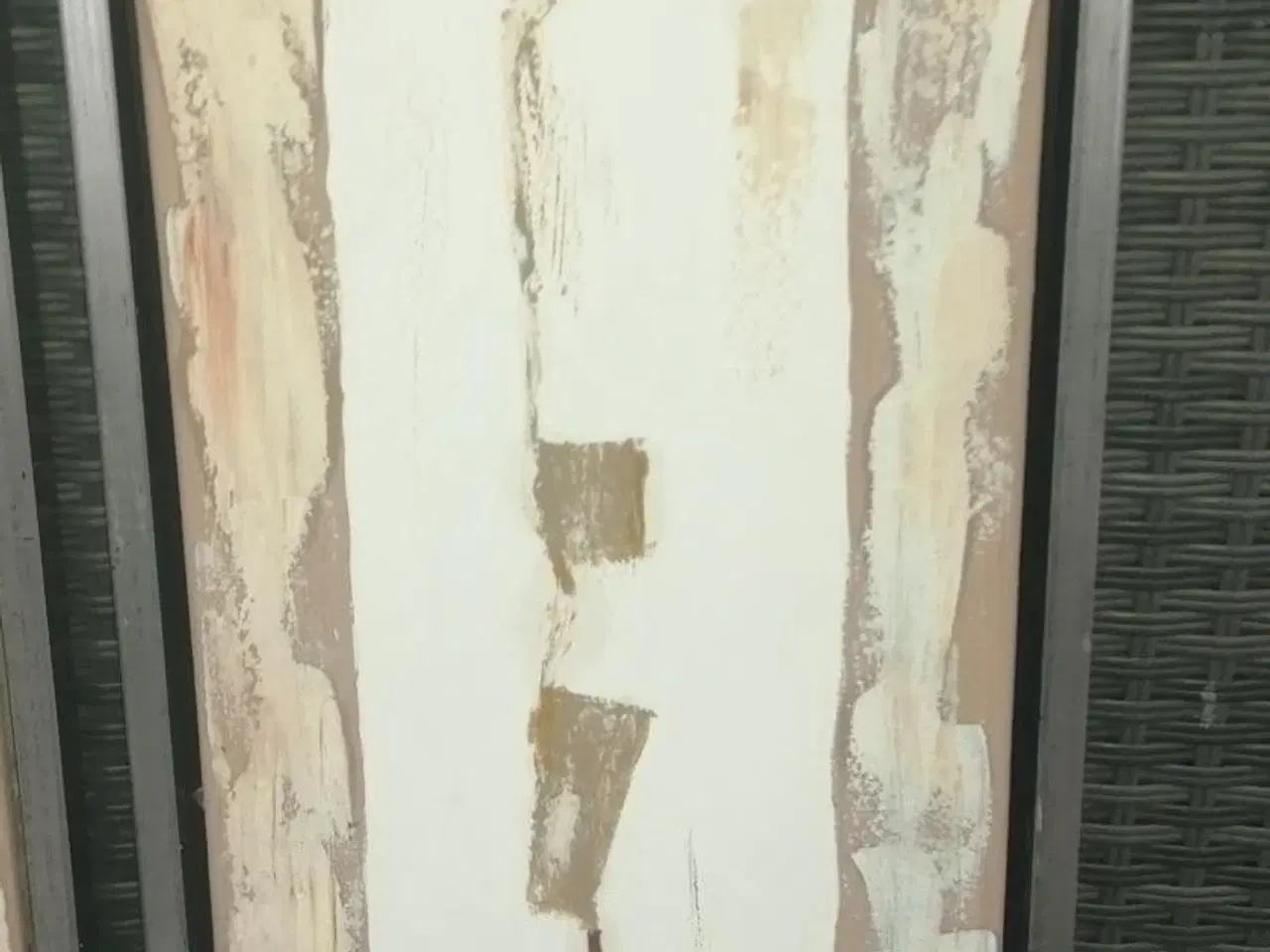 Billede 2 - 2 FLOTTE MALERIER I ANTIKKE FLYVERAMMER, 28X65