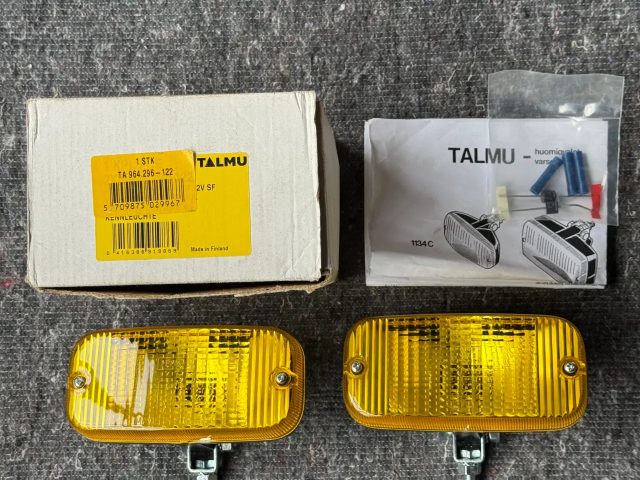 Billede 1 - Kørelys lygter gule fra TALMU, nye.