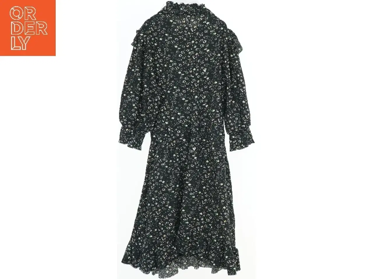 Billede 2 - Langærmet blomsterkjole med flæser fra Zara (str. S)