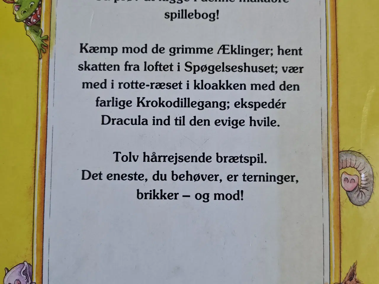 Billede 3 - Tolv hårrejsende brætspil Makabre Spil BOG