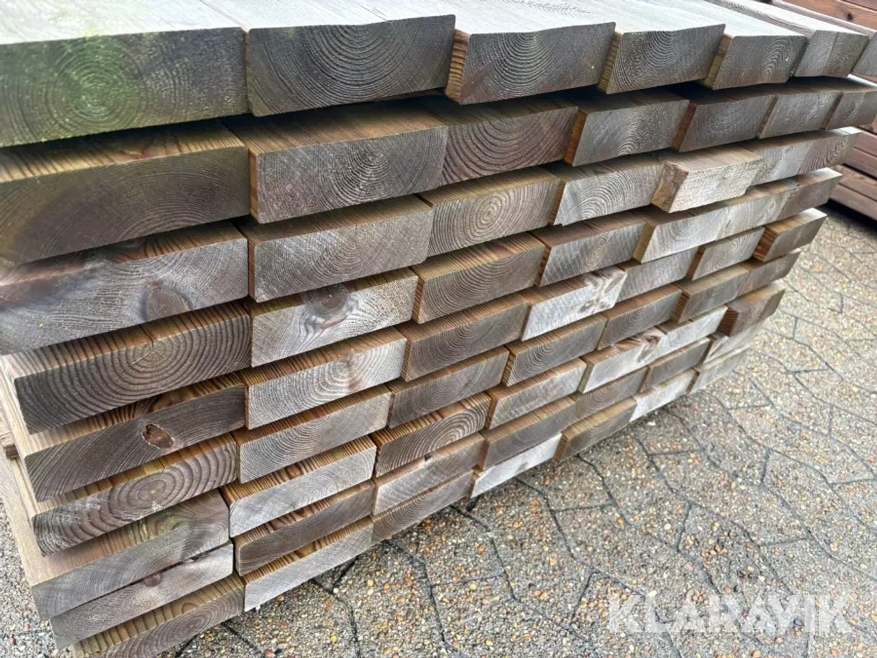 Billede 5 - Trykimprægnerede Reglar- 63 styks