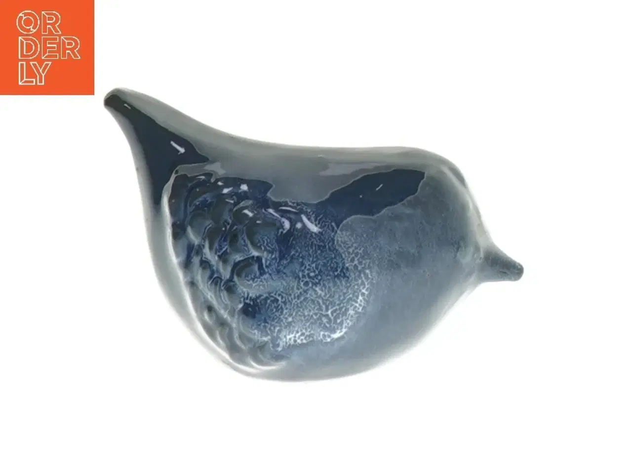 Billede 1 - Keramikfugl dekorationsfigur (str. 9 cm)