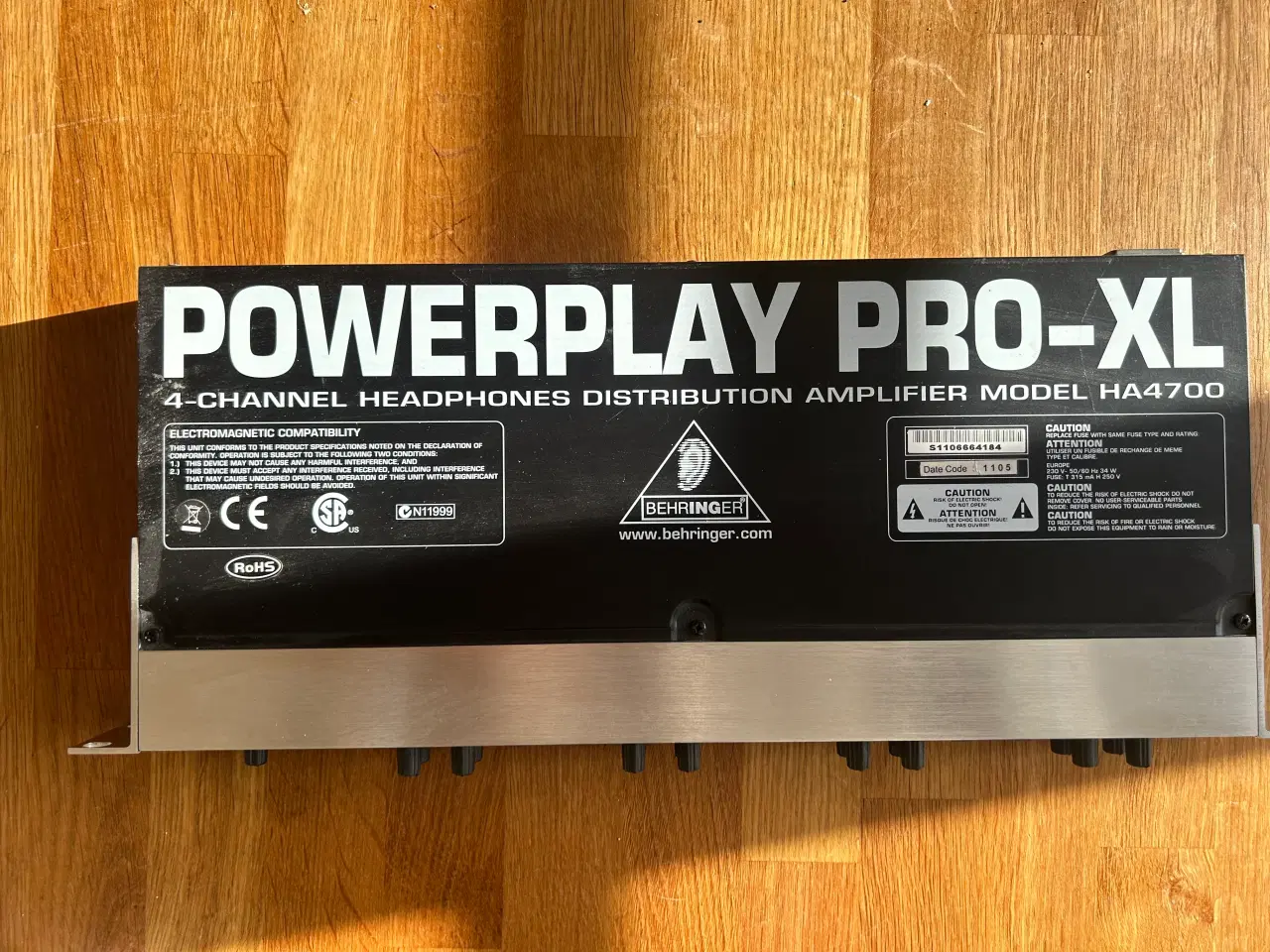 Billede 1 - Behringer Powerplay Pro XL hovedtelefonforstærker