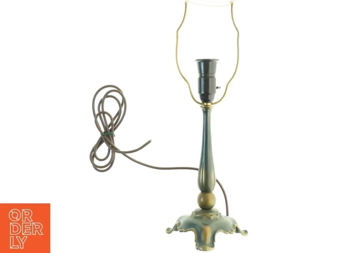 Billede 2 - Vintage bordlampe i metal (str. 48 x 17 cm)