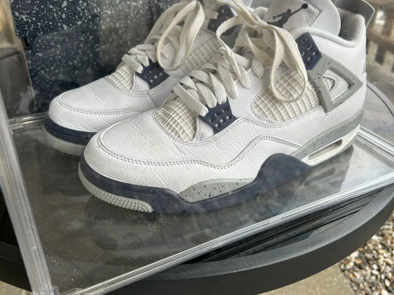 Billede 1 - Air Jordan 4 White Midnight Navy