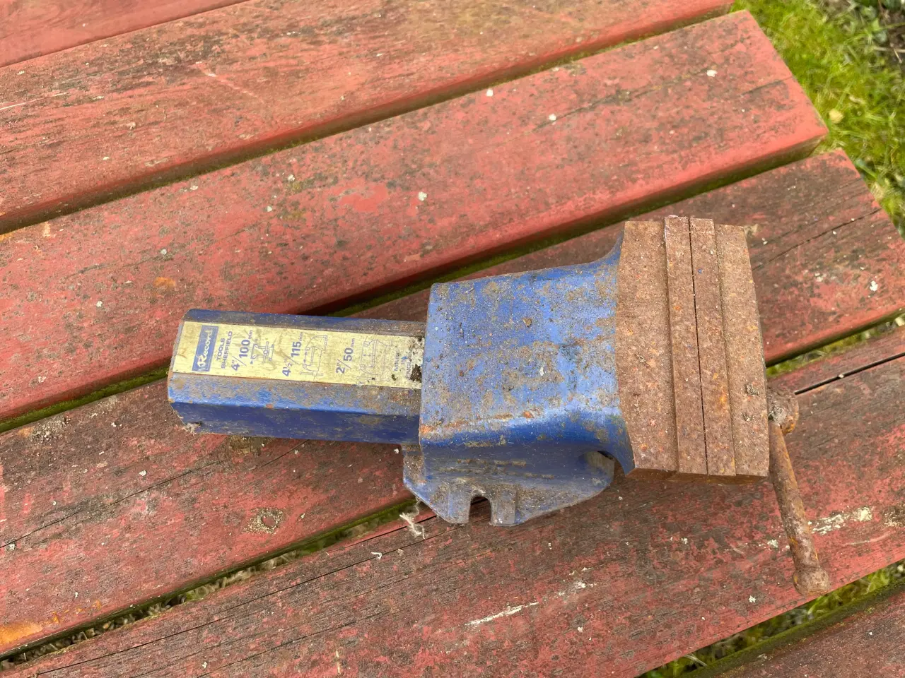 Billede 9 - 5 stk. Record og Matador stål skruestik 