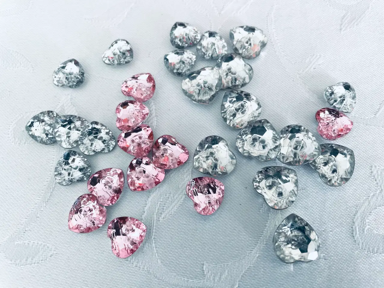 Billede 4 - Blandet hjerte knapper 