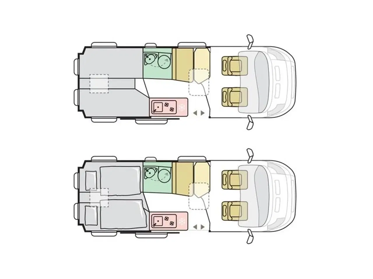 Billede 2 - 2026 - Adria Twin 600   NYHED i Danmark ADRIA Twin 600 - hjemtages på bestilling.