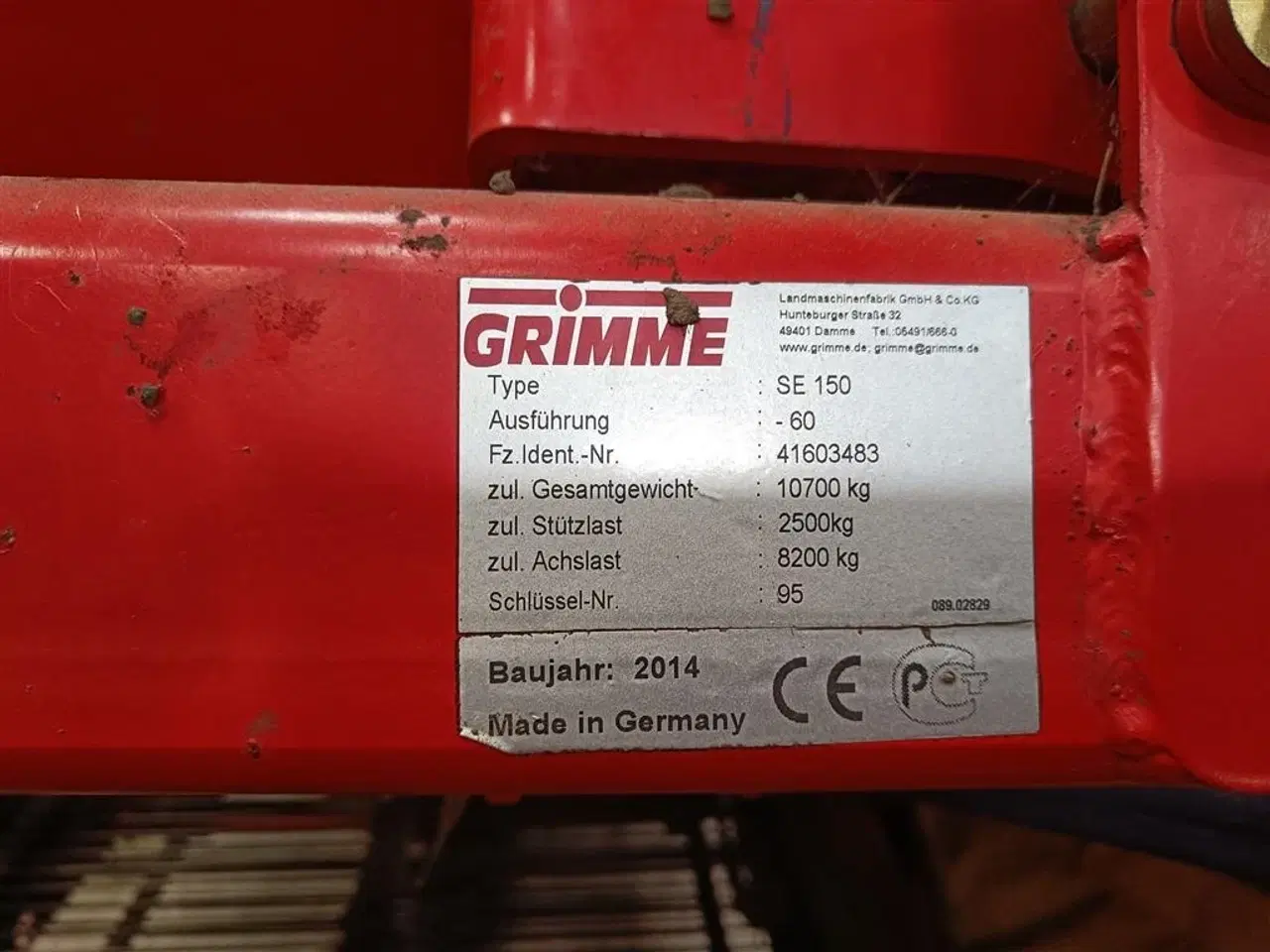 Billede 20 - Grimme SE 150-60 med hjultræk lavet som en 1700 mm indføring