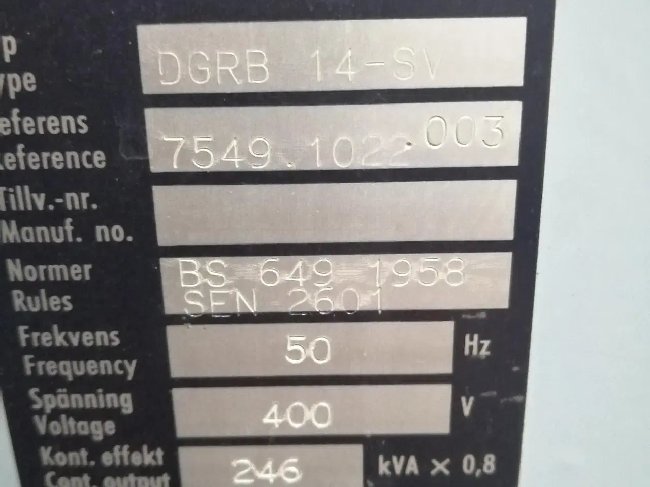 Billede 5 - Scania V8 DS 14 A01 motorer.
