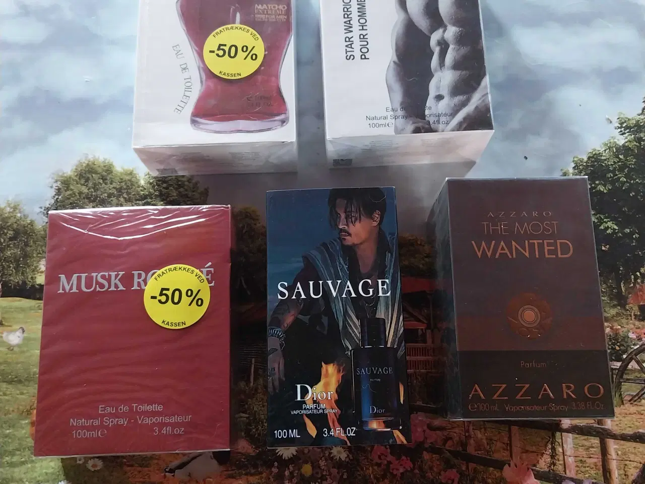 Billede 1 - 5 forskellige parfumer 