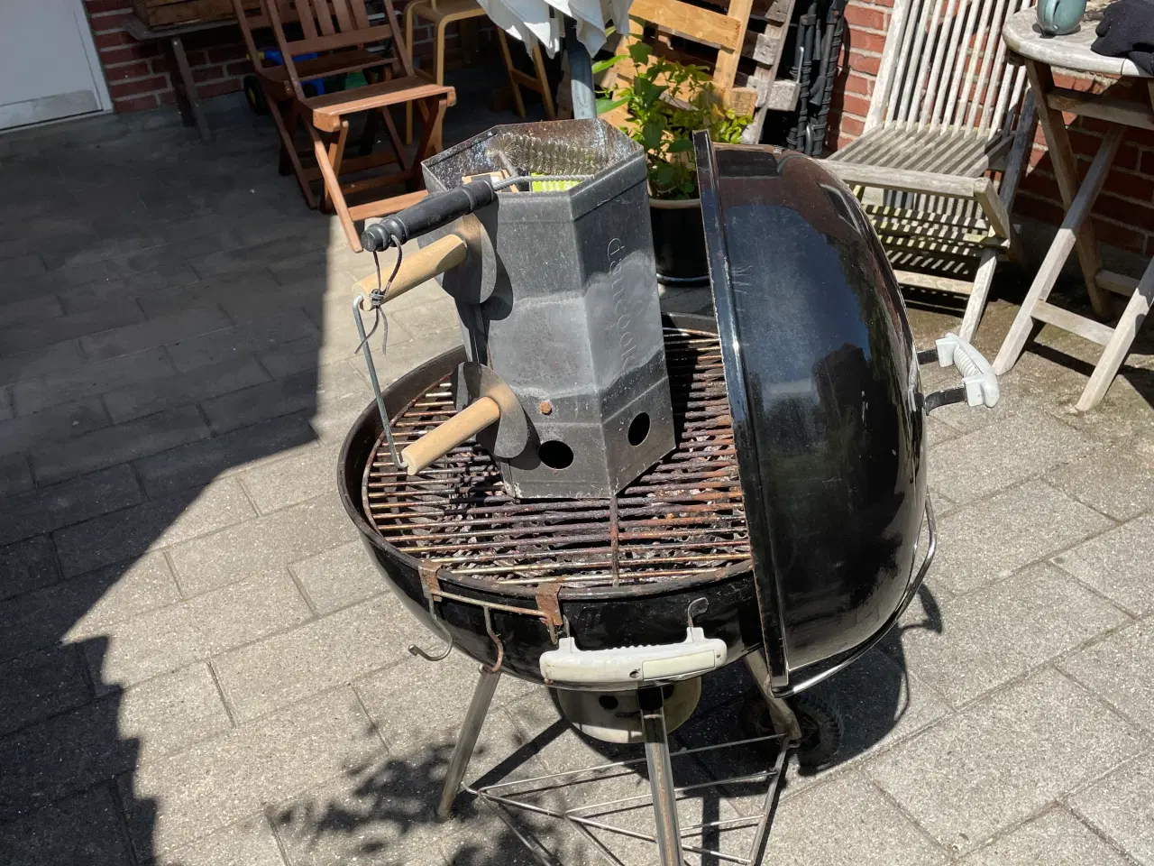 Billede 3 - Kugle kulgrill m. grillstarter