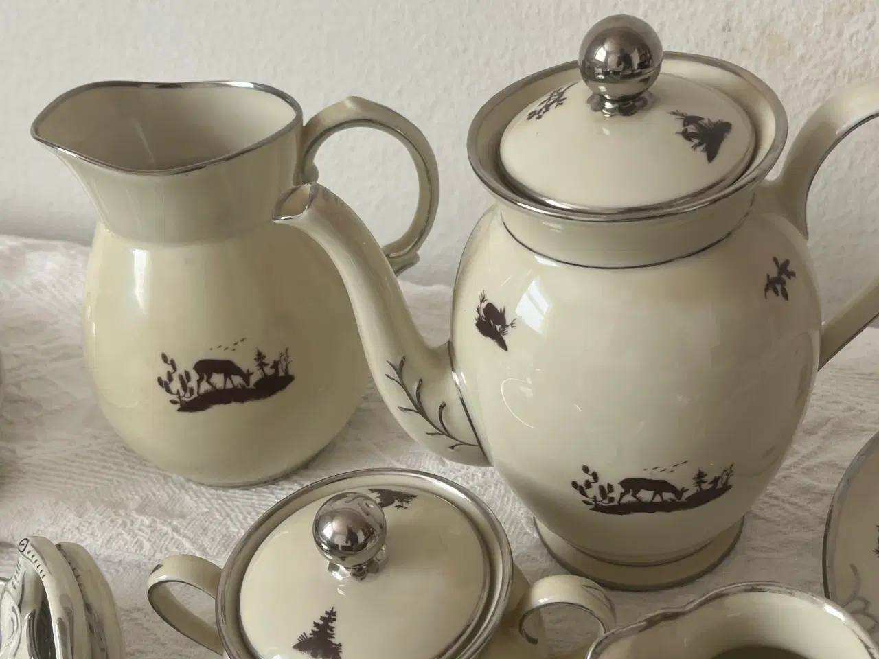 Billede 7 - Meget flot ældre kaffestel 