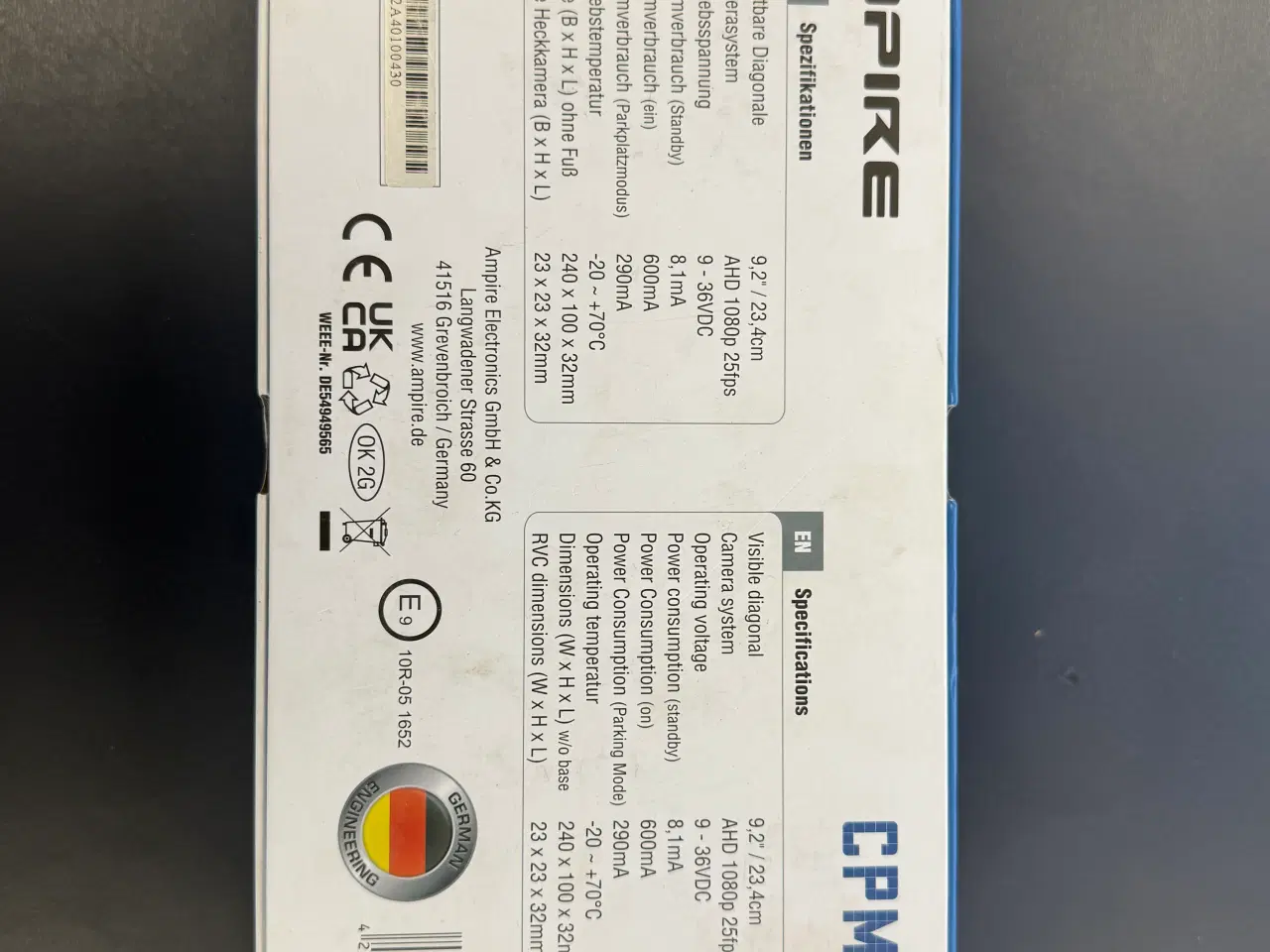 Billede 5 - AMPIRE CPM102