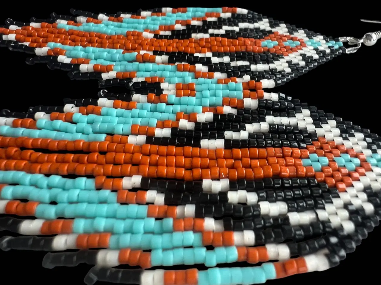 Billede 3 - Grønlandske øreringe, håndlavede 