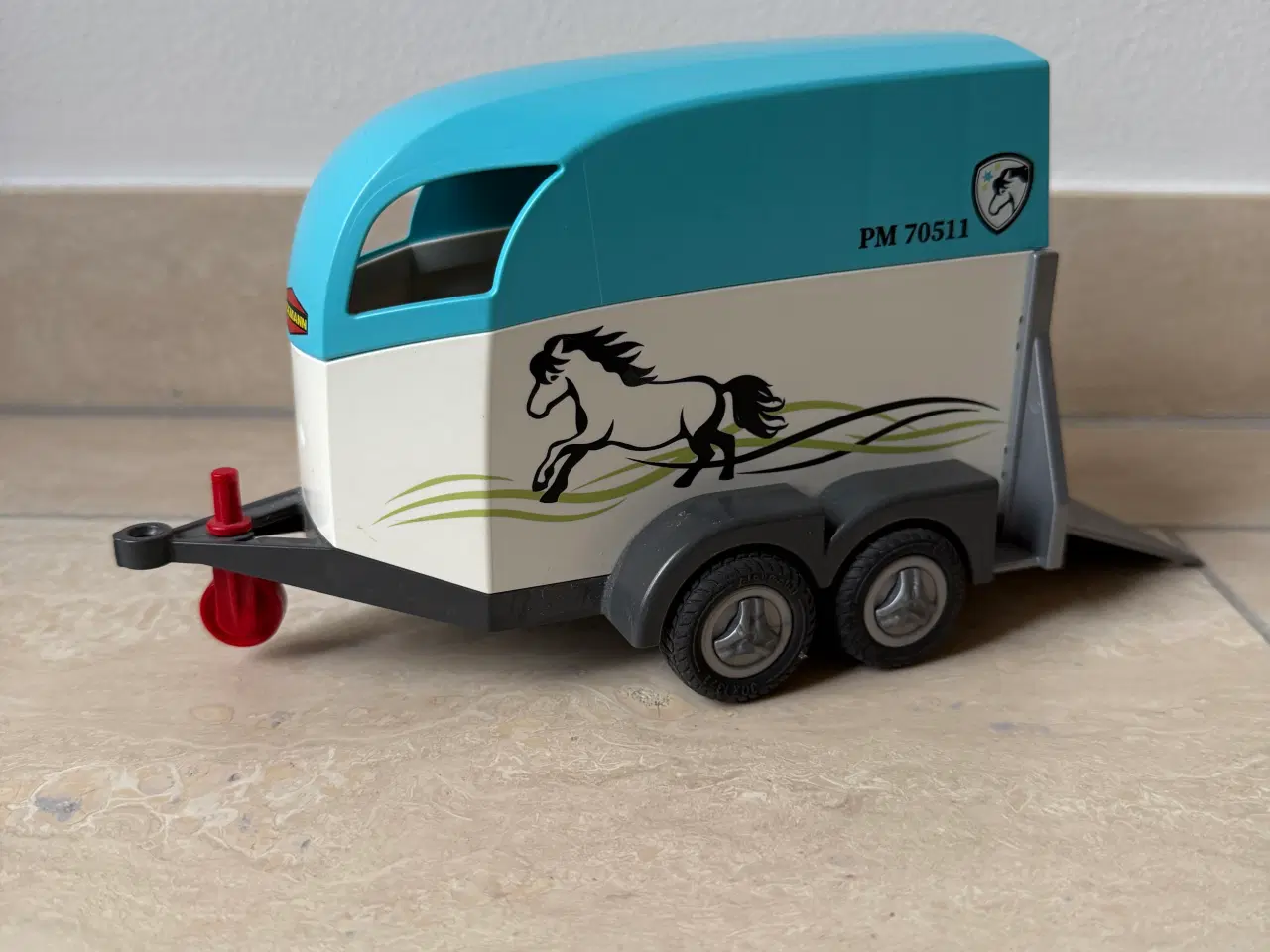 Billede 6 - Playmobil 70511 bil, ponytrailer, hest, 2 figurer