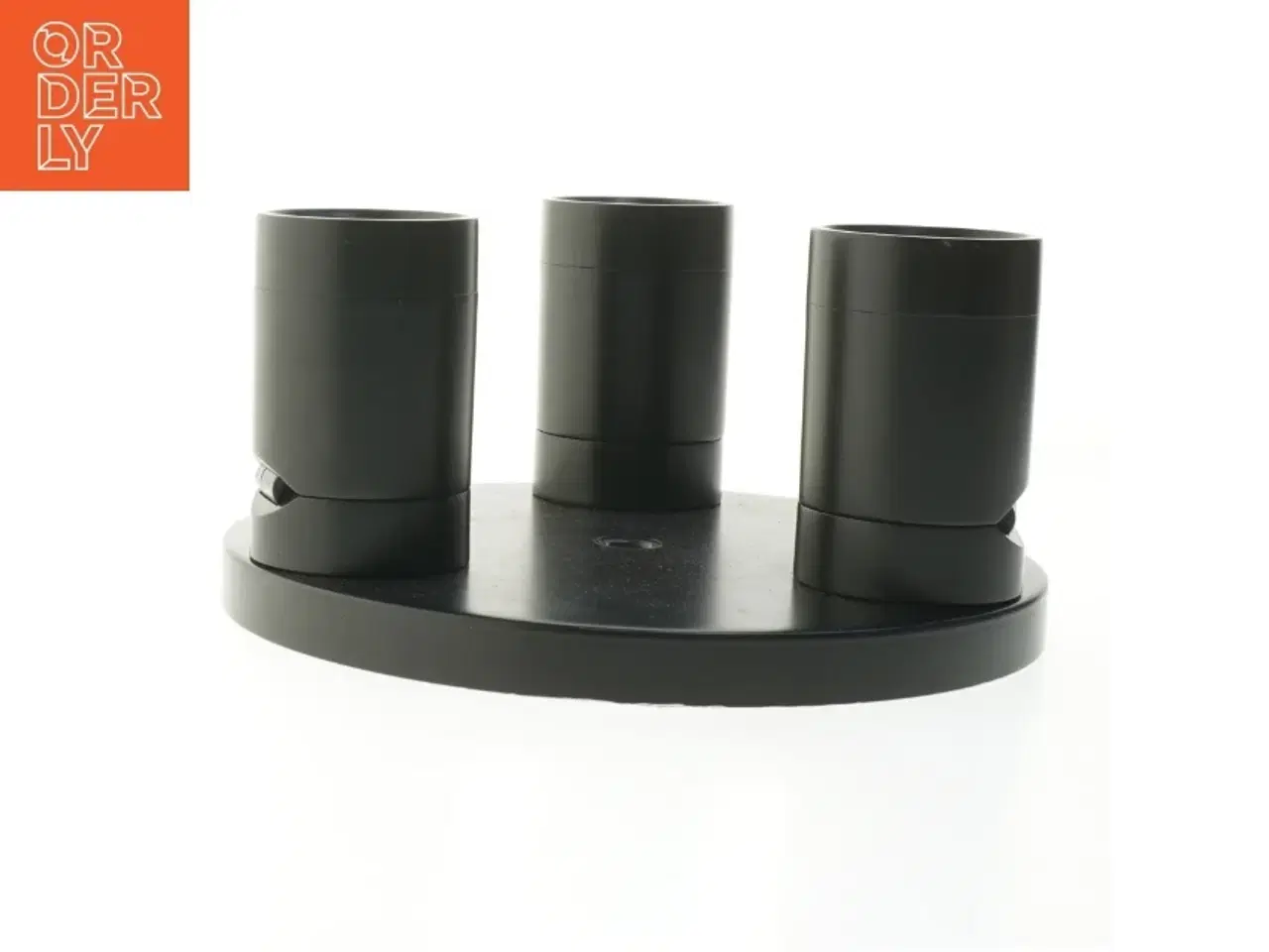 Billede 2 - Rund loftlampe med tre lys fra IKEA (str. Ø 25,5 cm)