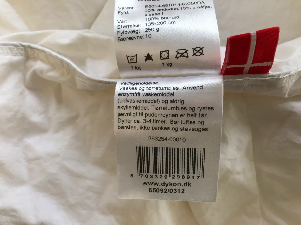 Billede 4 - Ny Comfort dyne sval fra Danica