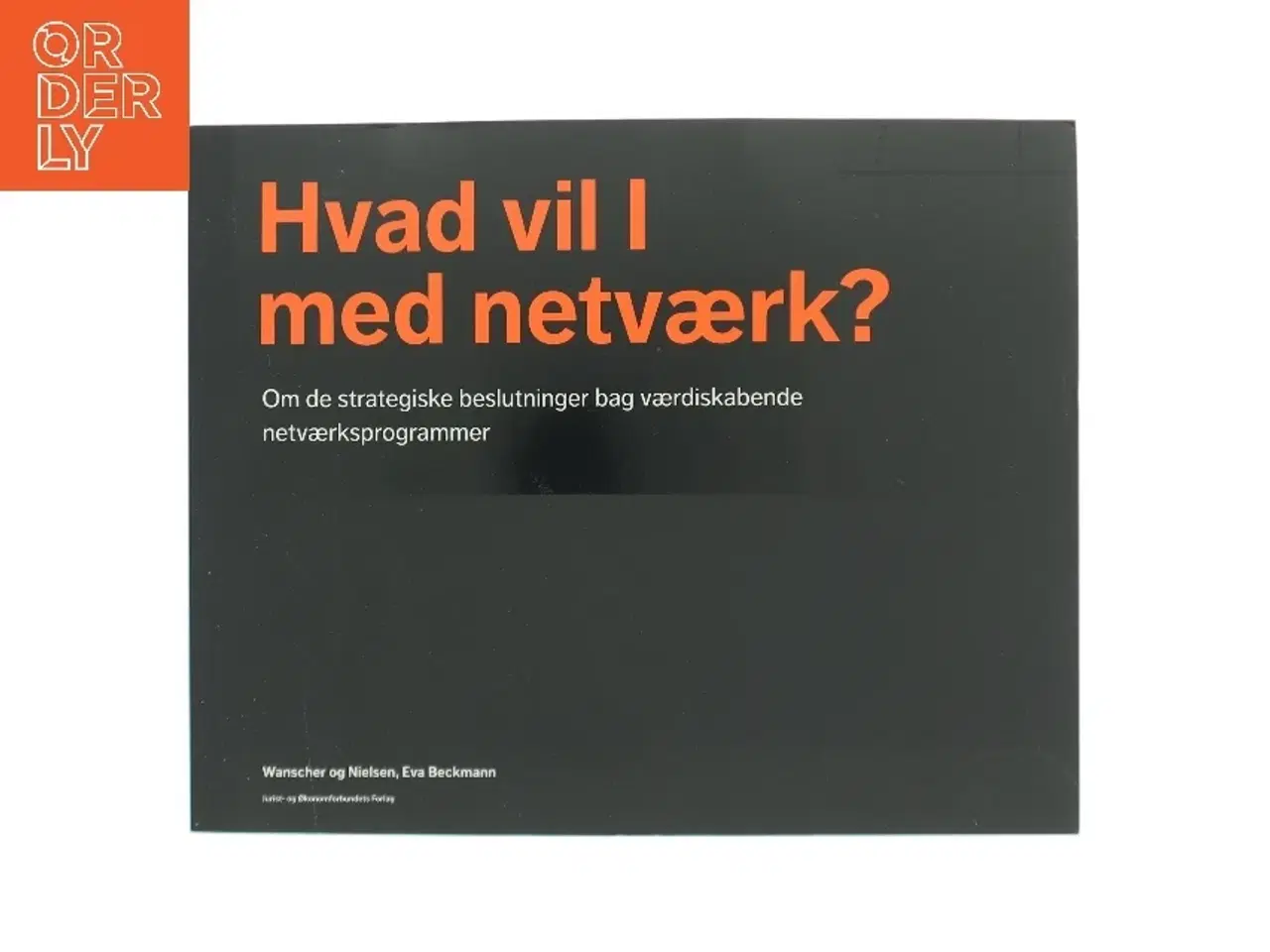 Billede 1 - Hvad vil I med netværk? : om de strategiske beslutninger bag værdiskabende netværksprogrammer af Tore Wanscher (Bog)