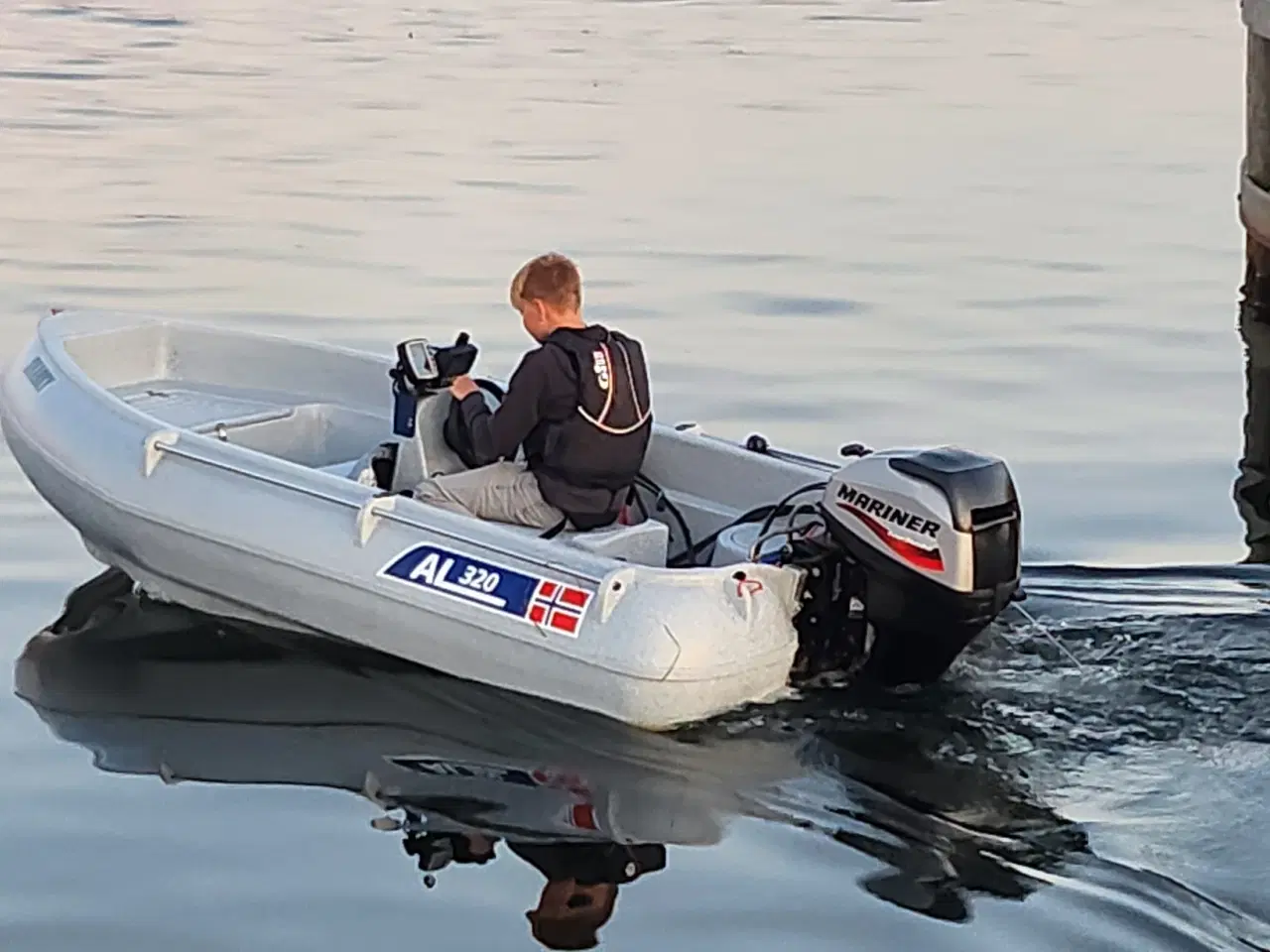 Billede 11 - RIB BÅD AL-320, 20HK 4-TAKT. ( Bud Modtages )