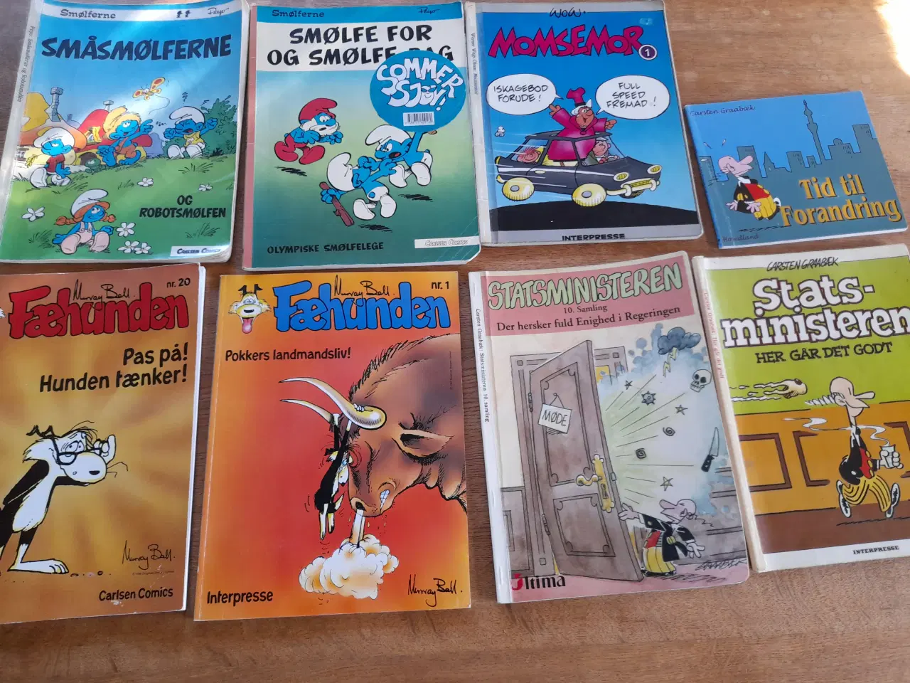 Billede 4 - Smølfer, Momsemor, Fæhunden, statsministeren