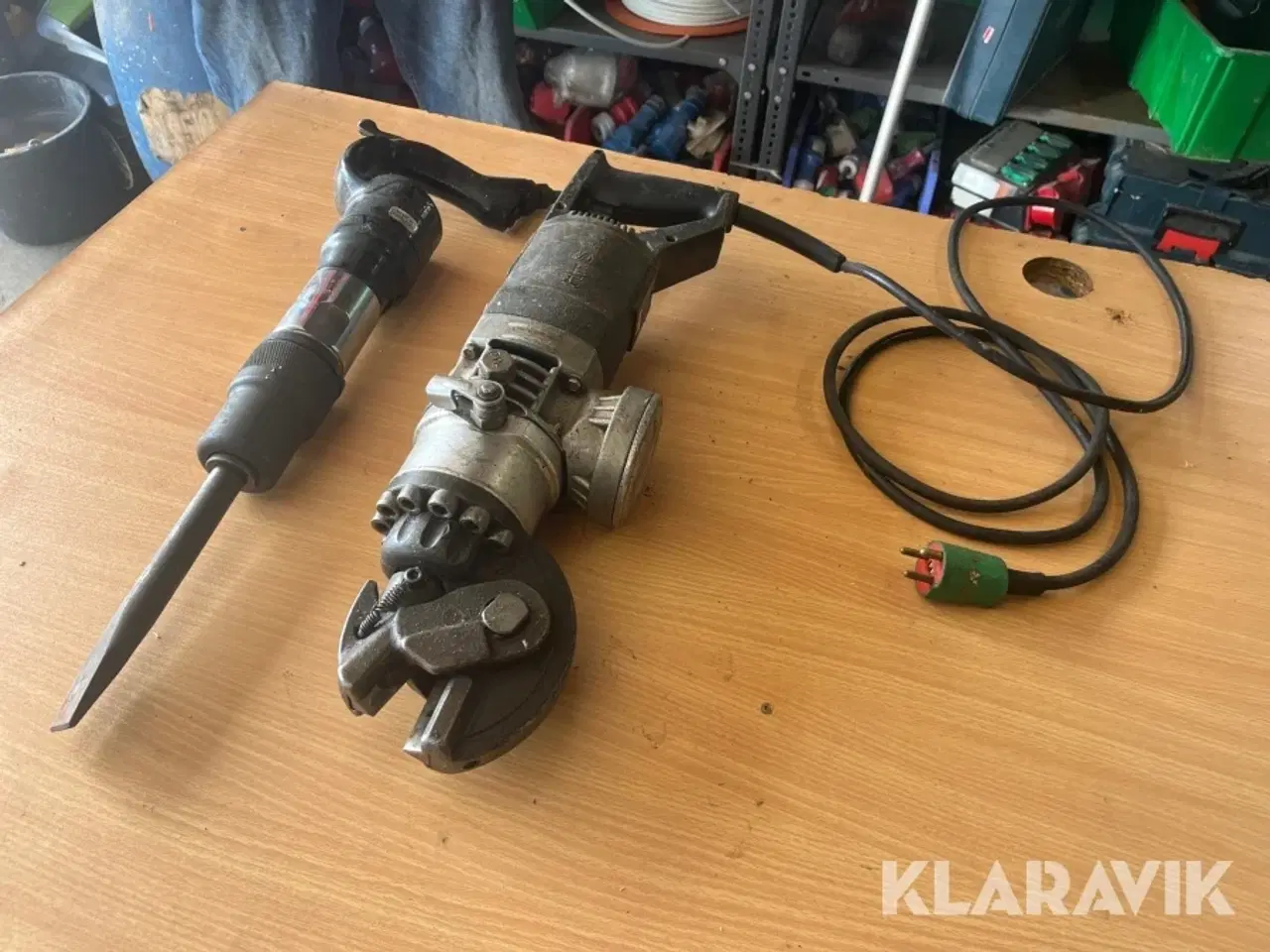 Billede 1 - Jernklipper og lufthammer 2 styk