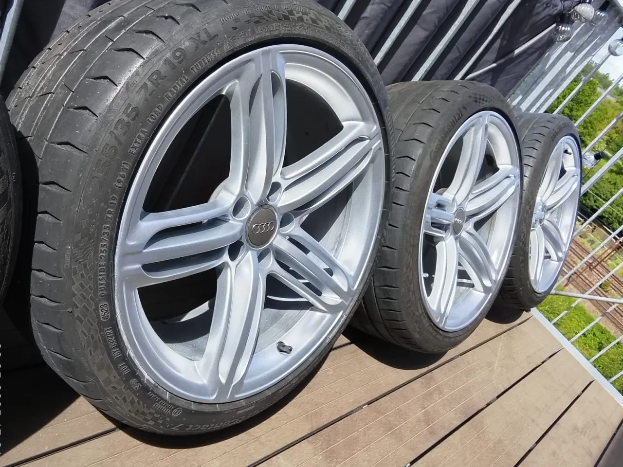 Billede 6 - 19" Alufælge - Audi - med gode sommerdæk