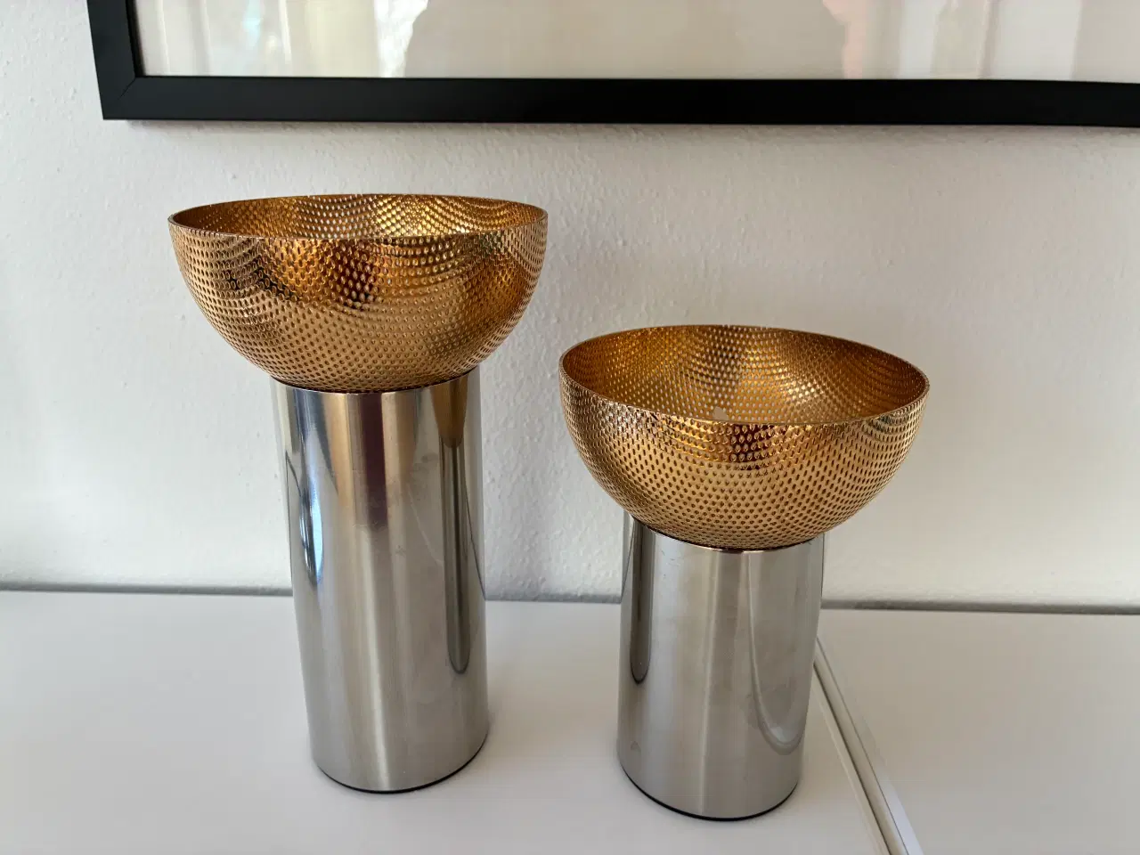 Billede 1 - Georg jensen lysestager 2 stk 