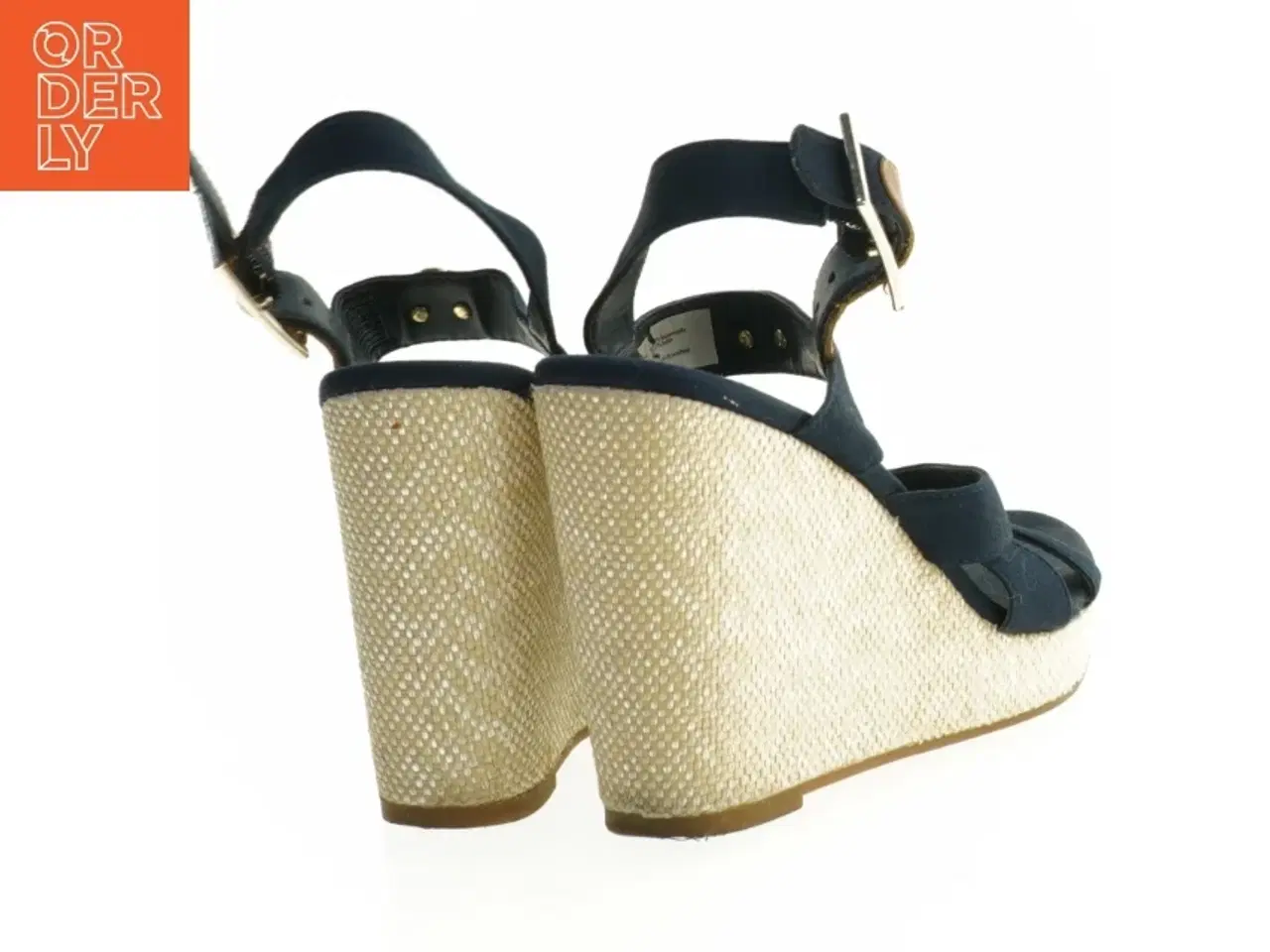 Billede 3 - Blå kilehælsandaler fra Tommy Hilfiger (str. 37)