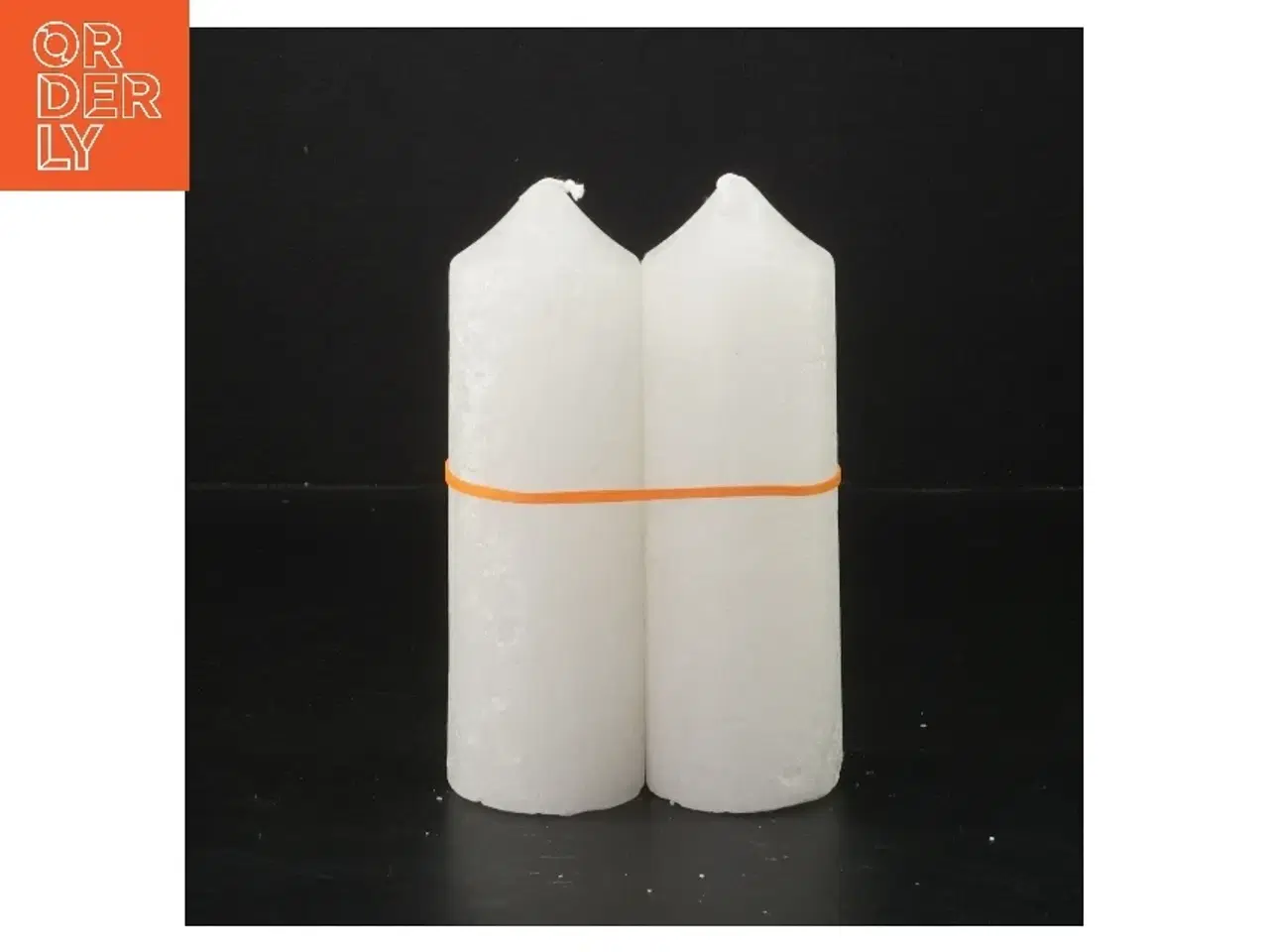 Billede 1 - Hvide stearinlys (str. 15 cm)