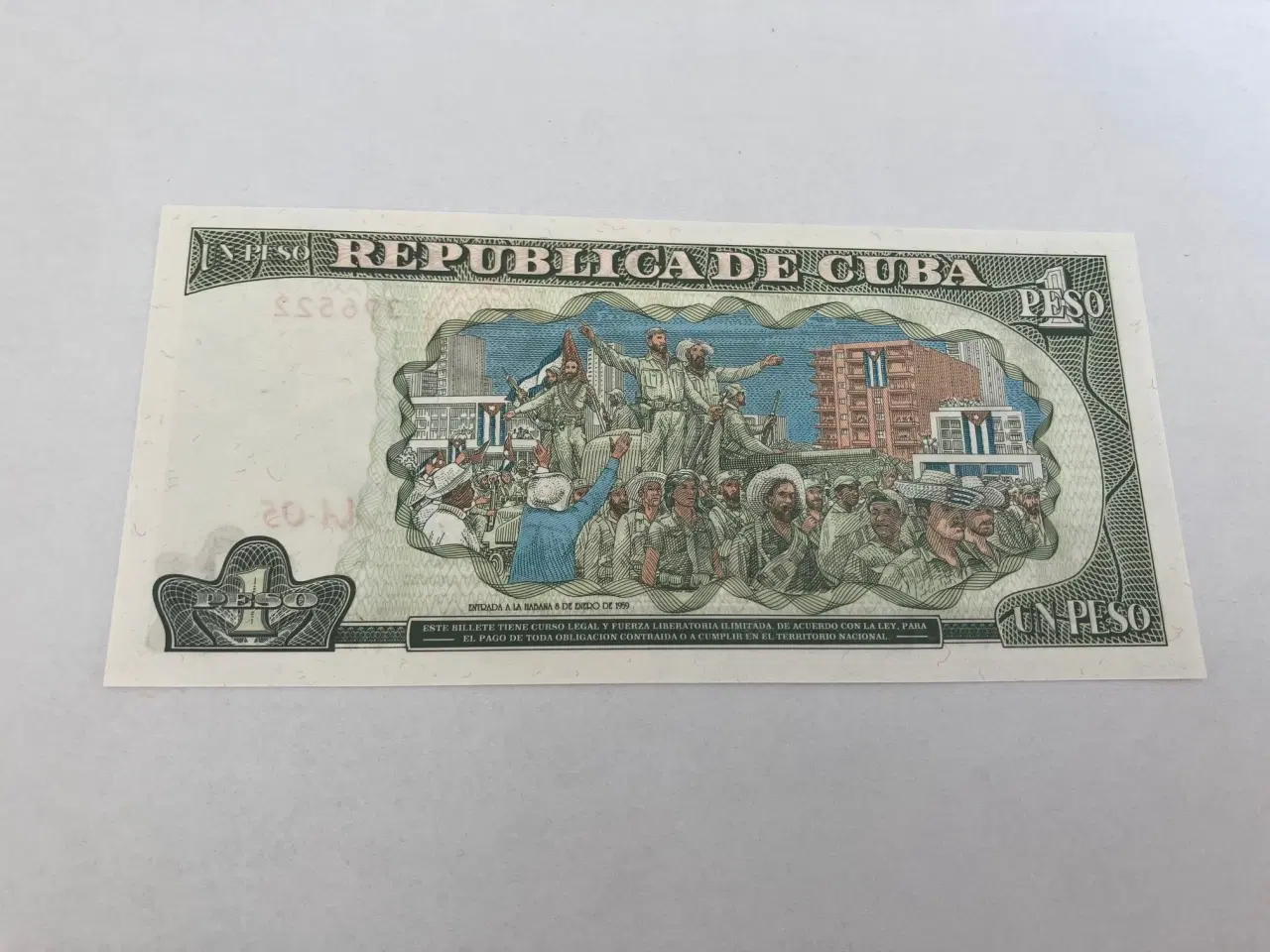 Billede 2 - 1 Peso Cuba 1995