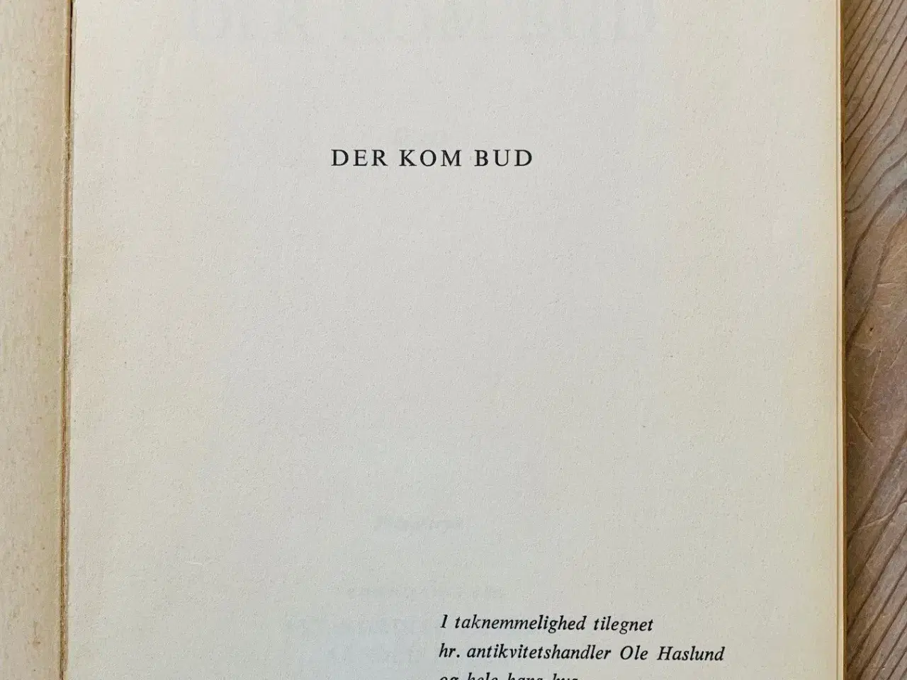 Billede 2 - Der kom bud (1958) - Grethe Kaadtmann