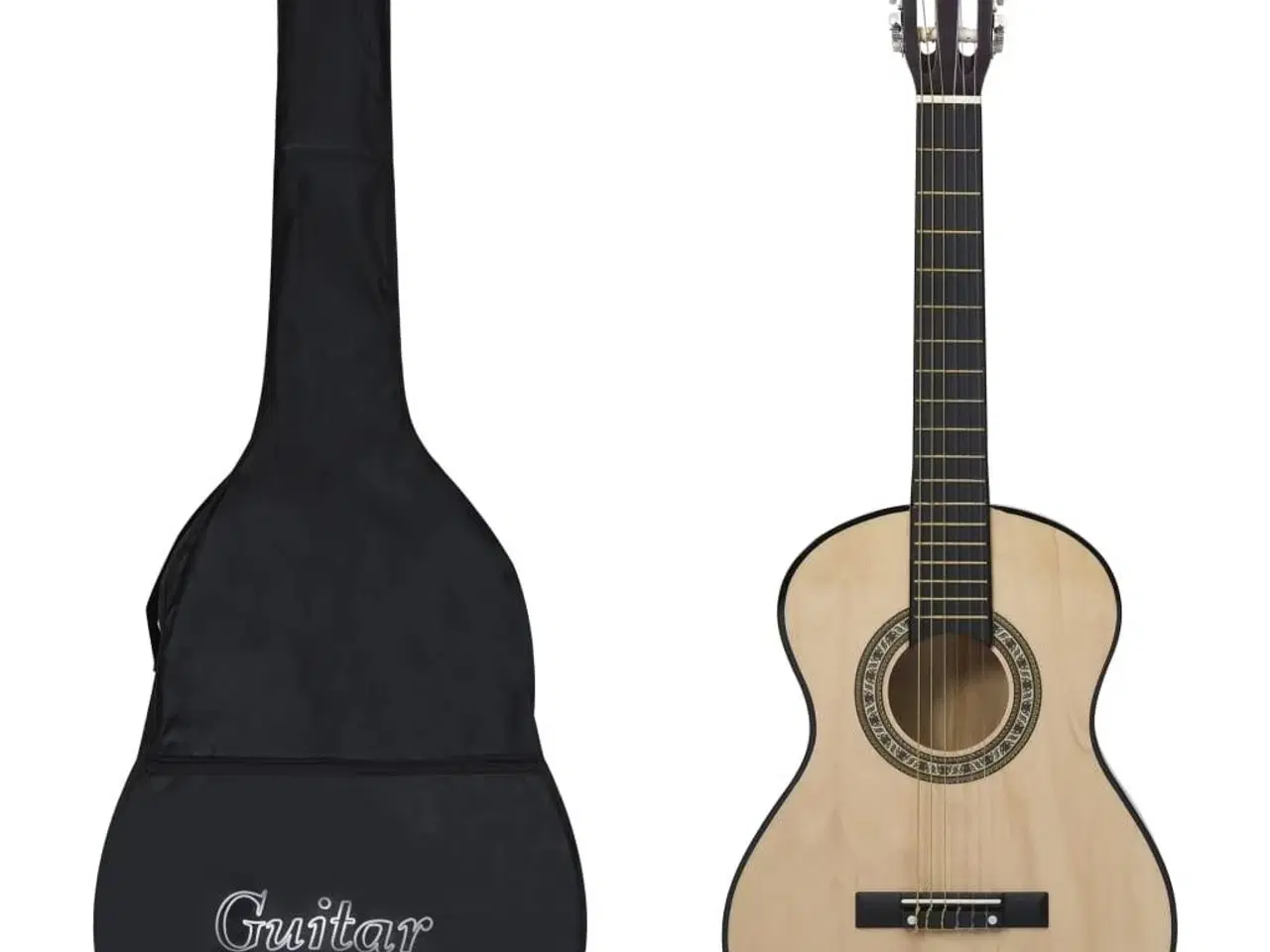 Billede 3 - Klassisk guitarsæt til børn og begyndere 8 dele 1/2 34"