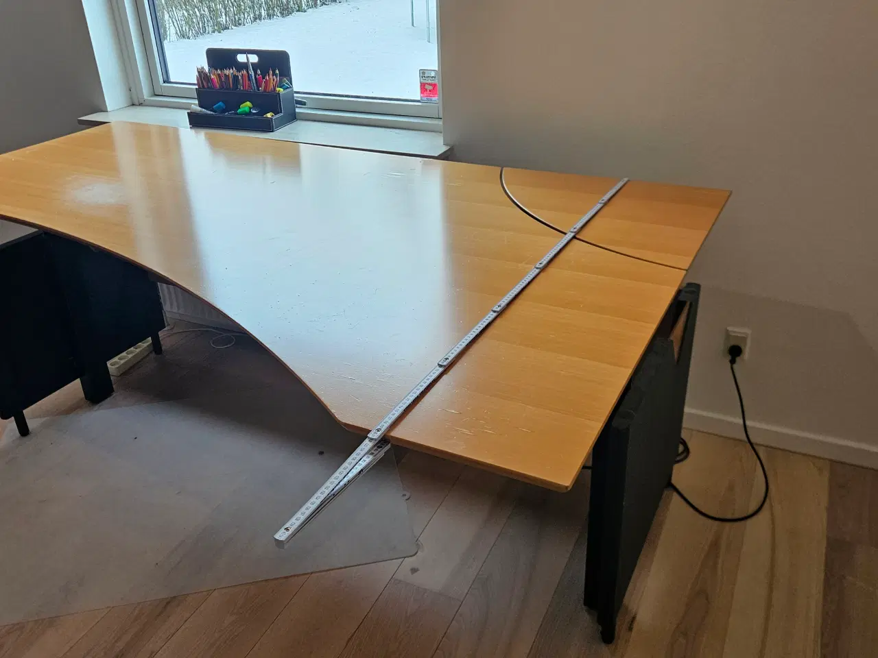 Billede 4 - Massivt hæve/sænke bord 