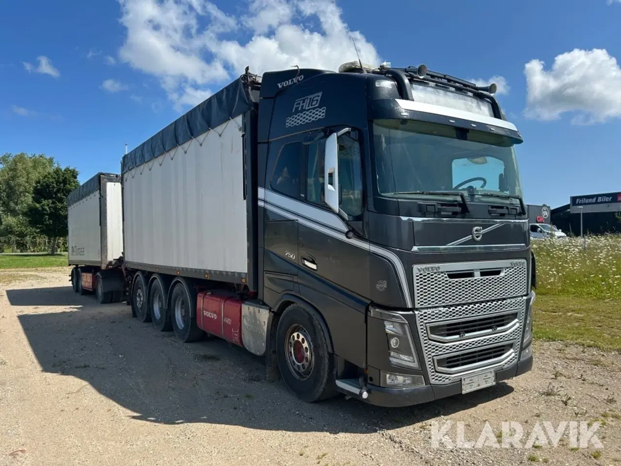 Billede 2 - Lastbil med fliskasse & kævlevogn Volvo FH 750