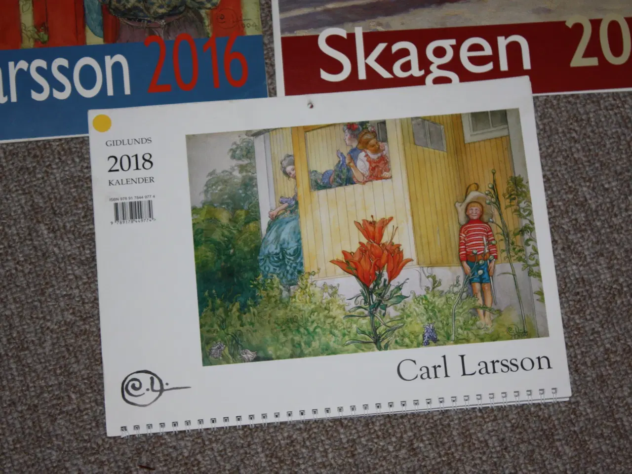 Billede 4 - Carls Larsson væg kalender 2016, 2018, 2019