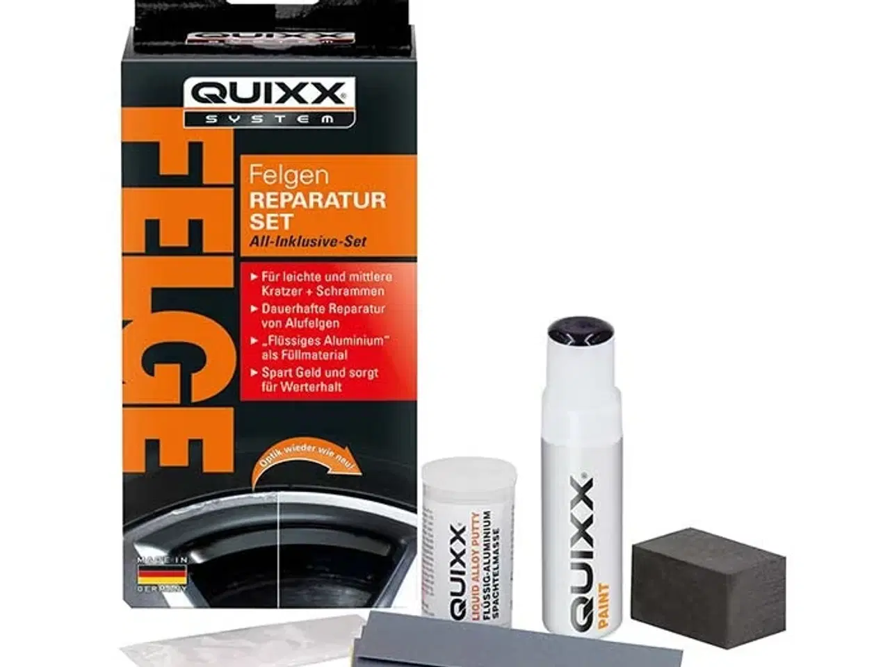 Billede 1 - Quixx fælgreparationssæt, sort