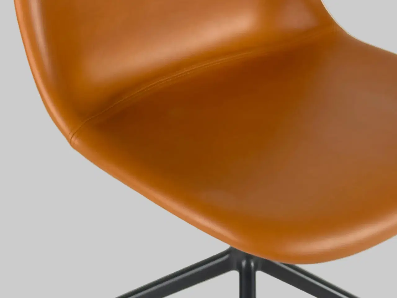 Billede 5 - Muuto Fiber Side Chair Stol – Brun Læder