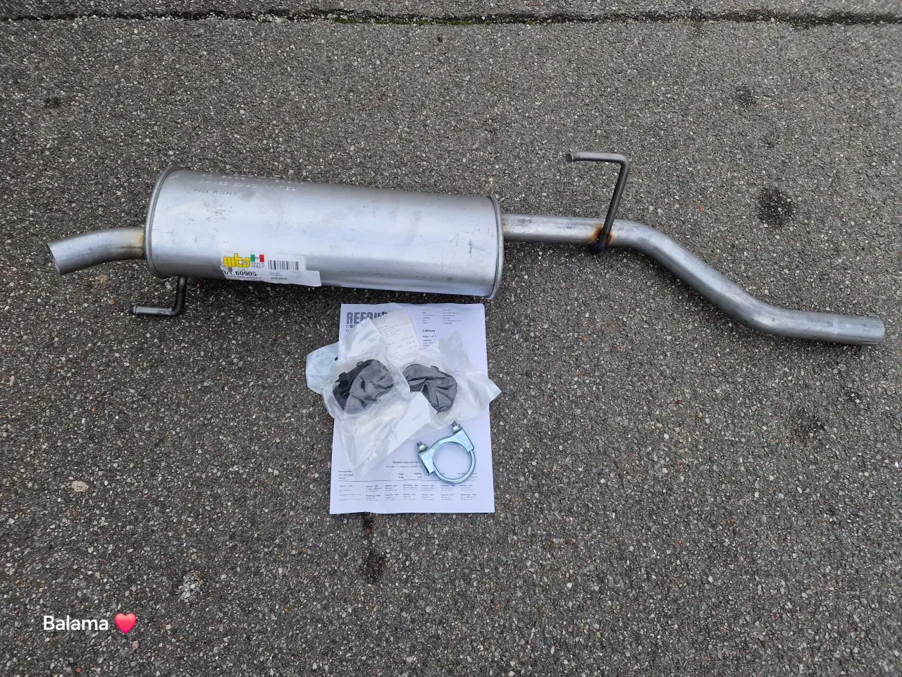 Billede 1 - Bagpotte og monteringsbeslag til Opel Corsa D 1.0